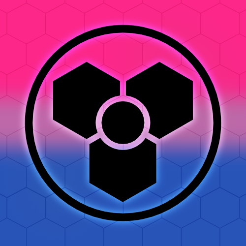 Hive-Zero bisexual pride symbol