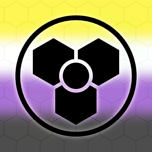 Hive-Zero nonbinary pride symbol